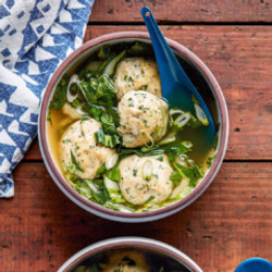 Wonton-style Meatball Soup