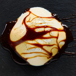 Vegan Panna Cotta With Black Sugar Syrup