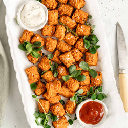 Sweet Potato Tater Tots (7 Ingredients &amp; Vegan)