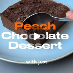 Chocolate Peach Cake