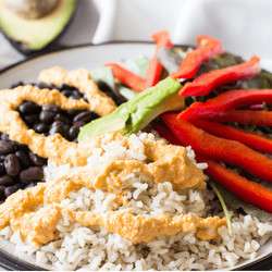 Costa Rican Casado With Cashew "cheese"