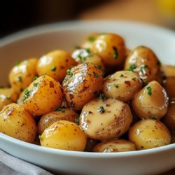 Garlic Sauce Baby Potatoes