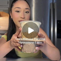Banana Pudding Vietnamese Latte