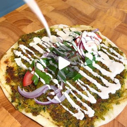 Falafel Smash Wrap