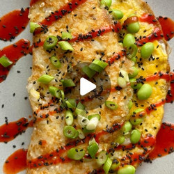 Crispy Rice Omelette