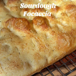 Simple Sourdough Focaccia