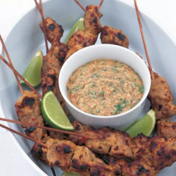 Delia's Thai Pork Satays With Thai Peanut Sauce