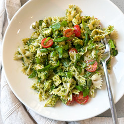 Pesto Chicken Pasta Salad