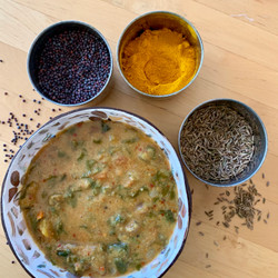 Rainbow Chard Red Lentil Stew