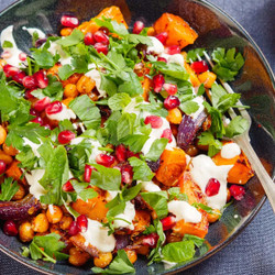 Spiced Chickpea Traybake With Tahini Yoghurt