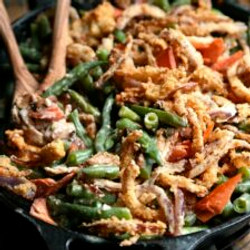 Smoked Salmon Green Bean Casserole