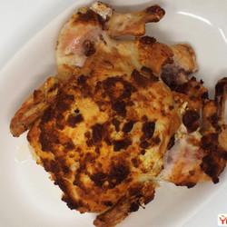 Feta Crusted Roast Chicken