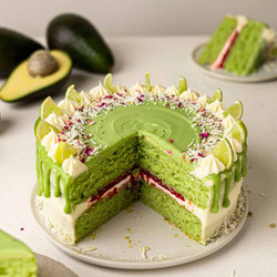Vegan Avocado Lime Cake