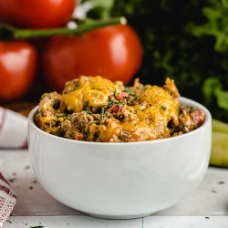 Keto Cheeseburger Casserole
