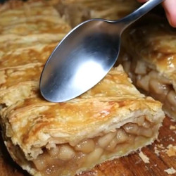 Apple Pie Bars (rustic Apple Slab Pie)
