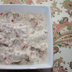Crock Pot Cream Cheese &amp; Sausage Dip