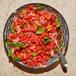 Tomato Salad With Pine Nuts And Pomegranate Molasses