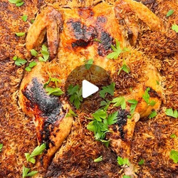 Iraqi T’beet (baharat Baked Chicken And Rice)