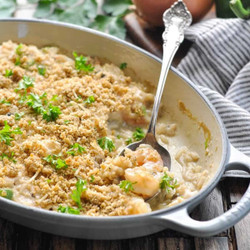 Dump And Bake Shrimp And Rice Casserole