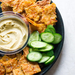 Sourdough Discard Cheese Crackers