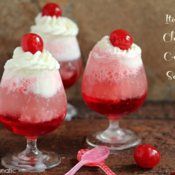 Italian Cherry Cream Sodas