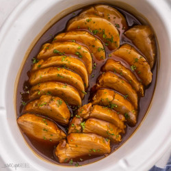 Slow Cooker Honey Garlic Pork Tenderloin
