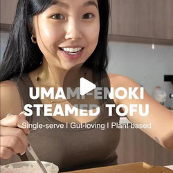 Umami Enoki And Tofu Steam