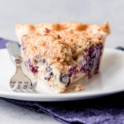 Blueberry Custard Pie