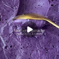 Blueberry White Chocolate Ganache
