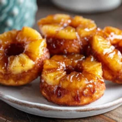 Sweet Potato Pineapple Upside Down Donut Rings