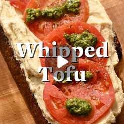 Whipped Tofu With Summer Tomato Toast