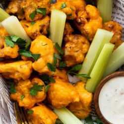 Air Fryer Cauliflower Buffalo Wings