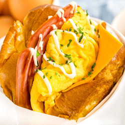 Korean Egg Drop Sandwich | Scrambled Egg Sandwich