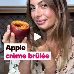 Crème Brûlée Stuffed Apples