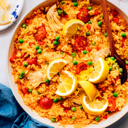 Easy Vegan Paella (1 Pan!)
