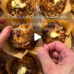 Sweet Potato breakfast Apple Muffins
