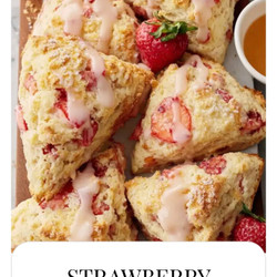 Strawberry Scones