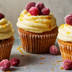 Cranberry Bliss Cupcakes