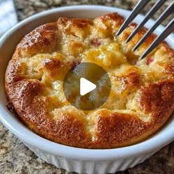 Creamy Baked Custard Pudding
