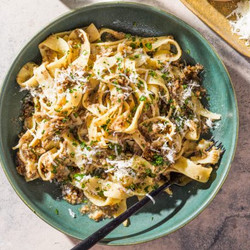 Tagliatelle With Mushroom Ragù