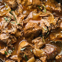 Slow Cooker Braised Lamb And Onions Recipe