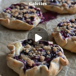 Easy Blueberry Galettes