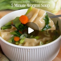 5 Minute Wonton Soup