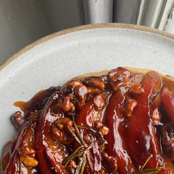 Quince &amp; Rosemary Tarte Tatin