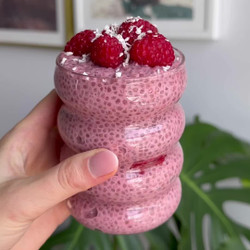 Raspberry Chia Seed Pudding