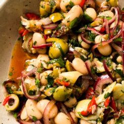Marinated Butter Beans
