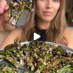 Roasted Tenderstem Broccoli With Tahini And Dukkah