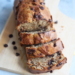 2 Banana Choc Chip Banana Bread Recipe