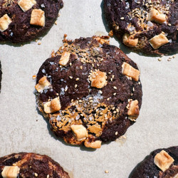 Midnighters (or, Chocolate Peanut Butter Ripple Cookies)