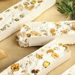 Homemade Torrone Italian Nut Nougat